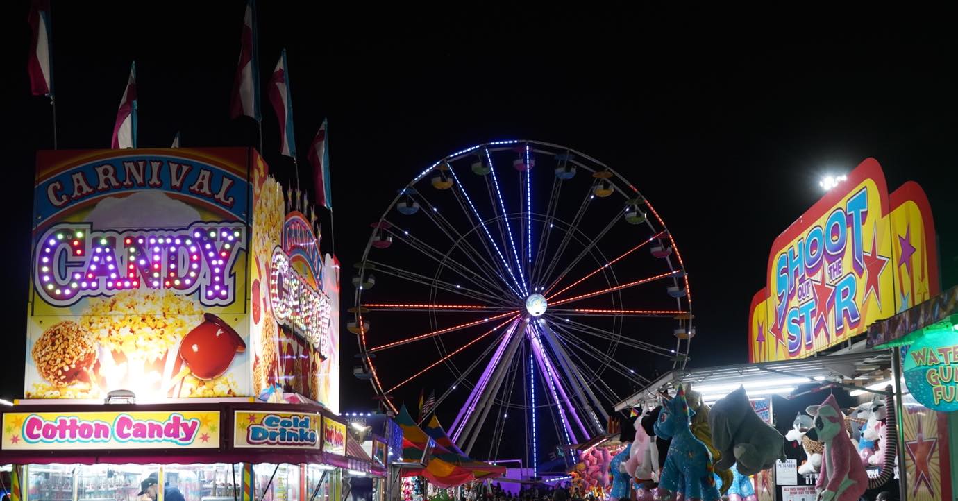 Carnival and Ferris Wheel in Winston Salem