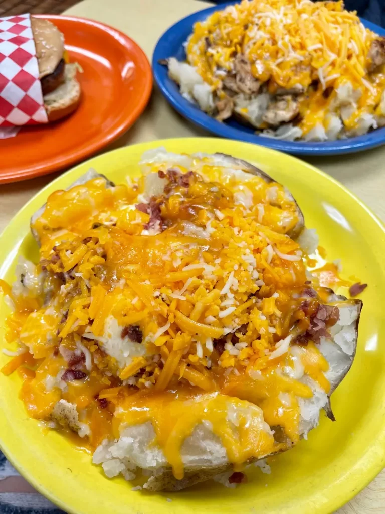 Grilled eats - Goody's Grill - loaded baked potato