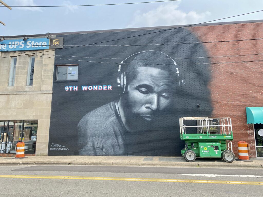 New Mural in Downtown Winston-Salem