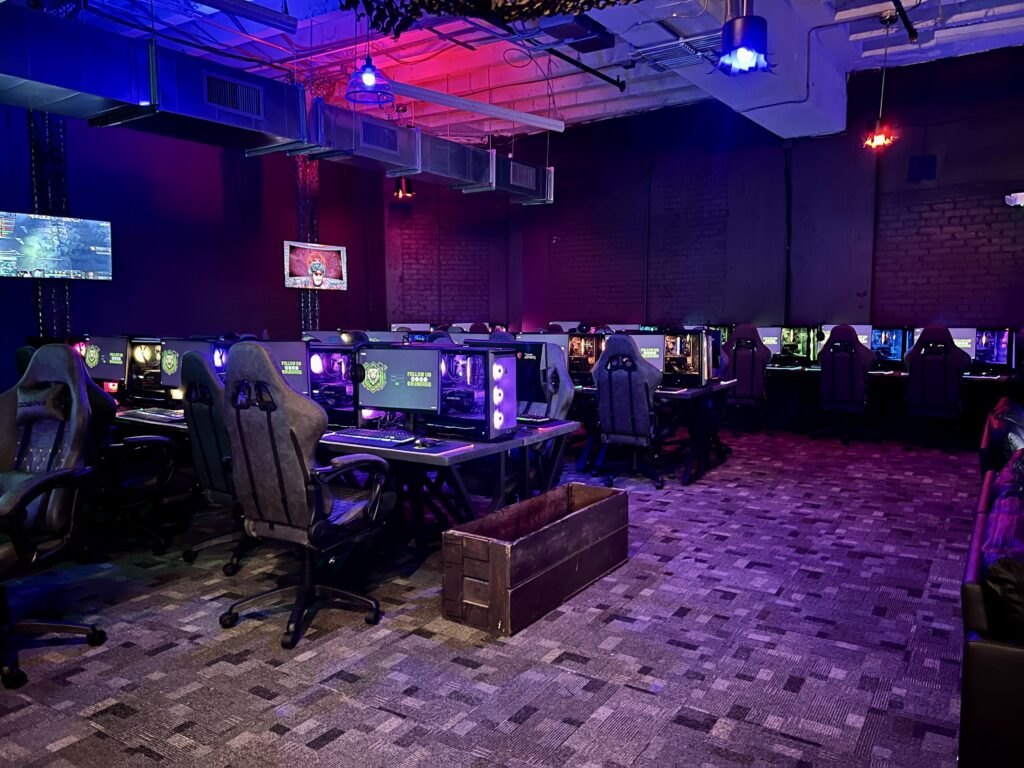 The BUNKR at ROAR esports and gaming center 