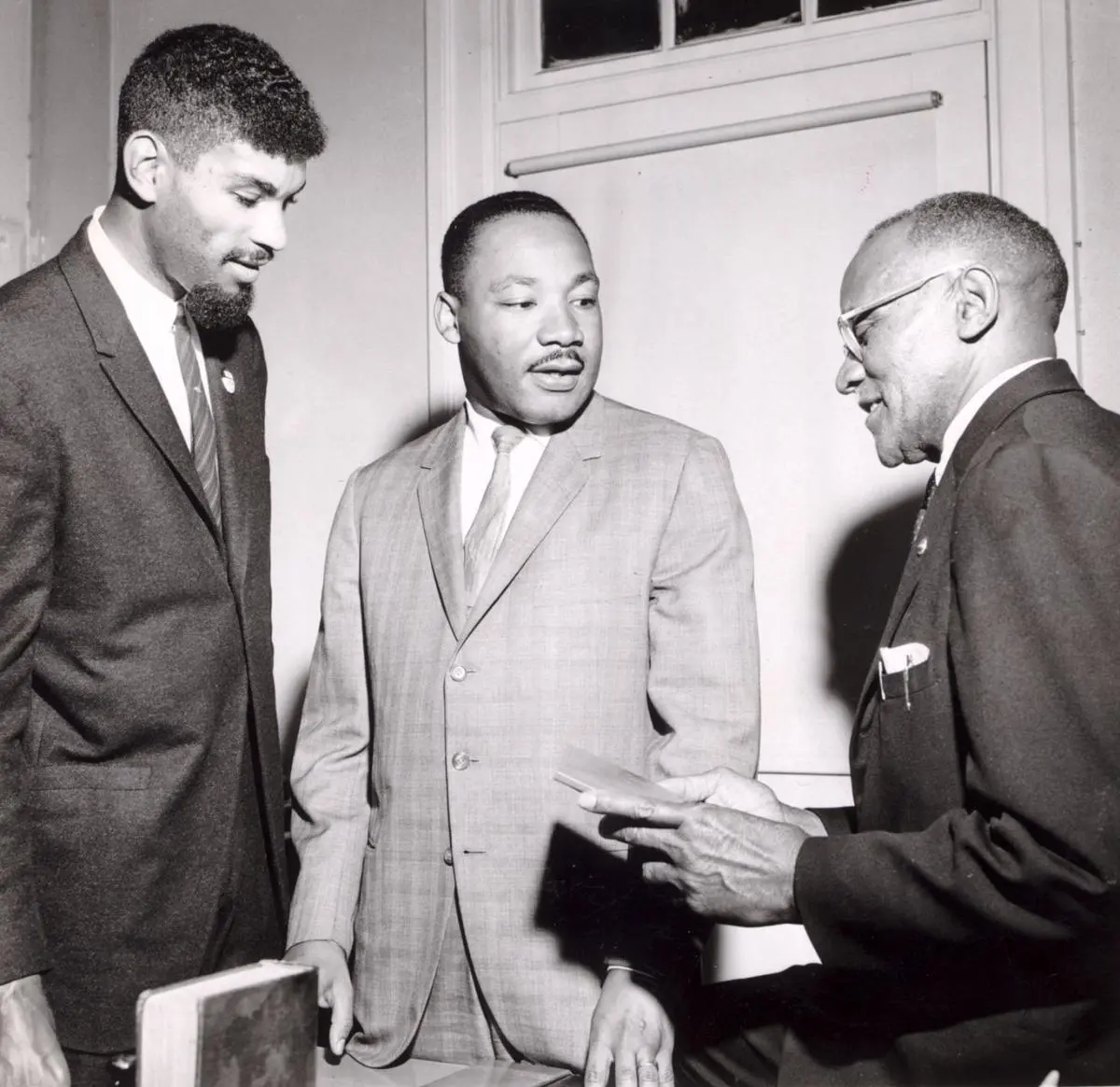 Martin Luther King visits Winston-Salem. (Winston-Salem Journal)